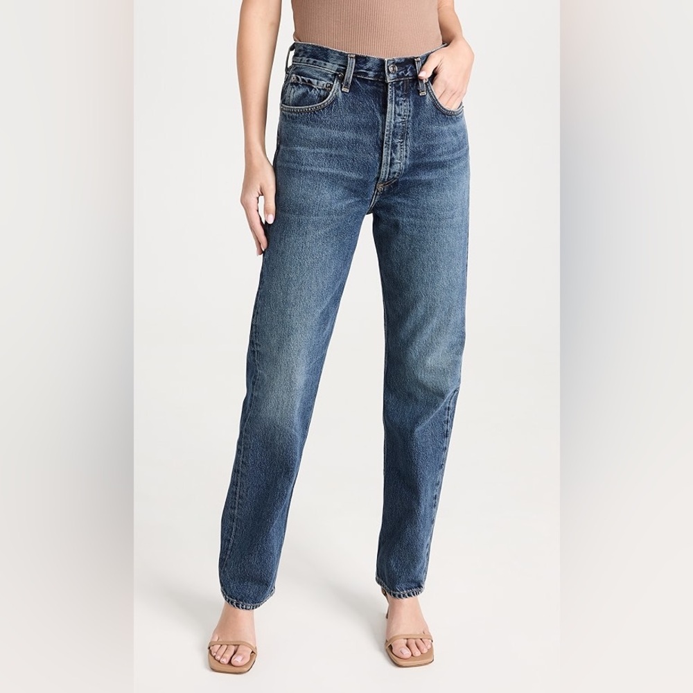 Agolde 90s Pinch Waist Straight Leg Jeans in Portrait